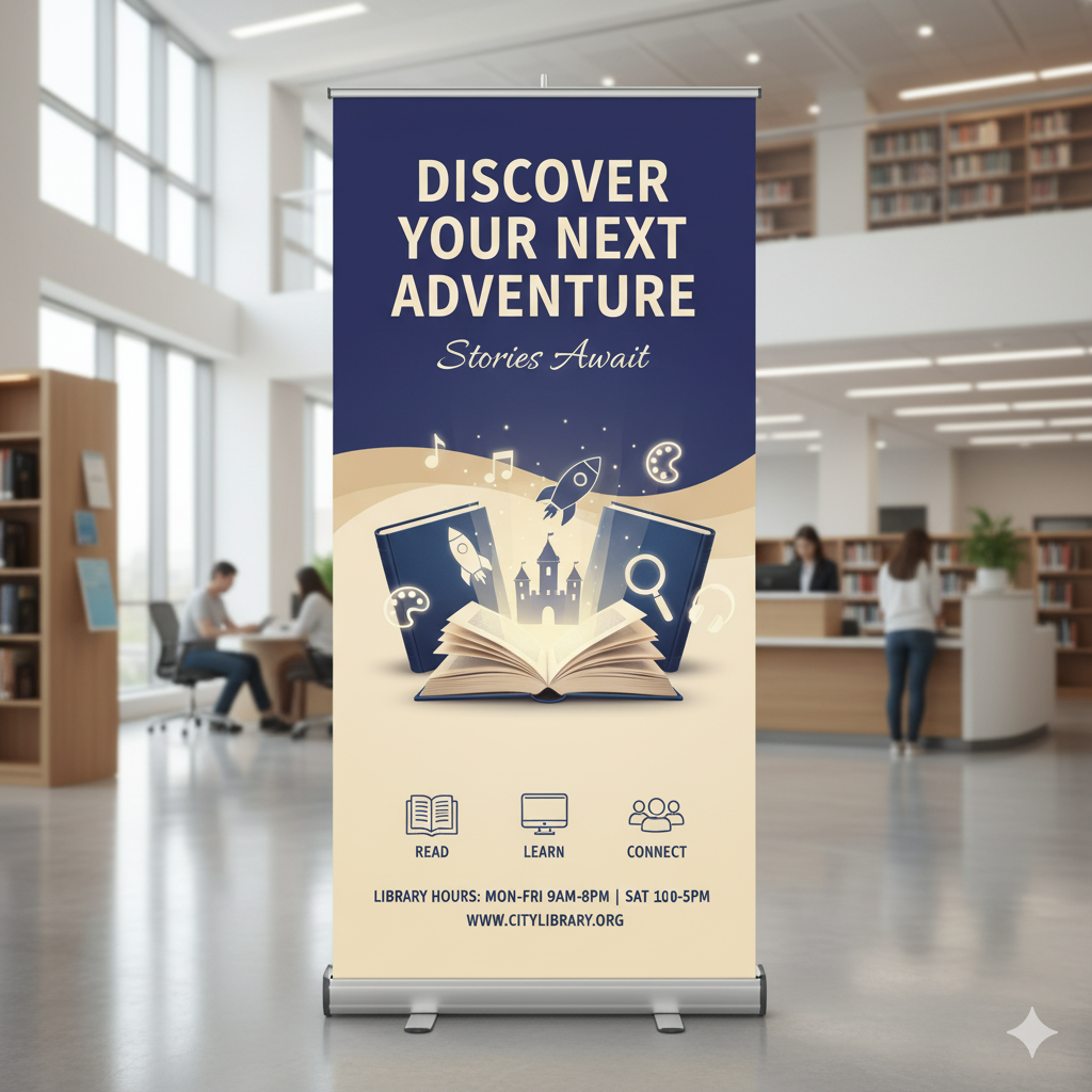 roller banners printing langley