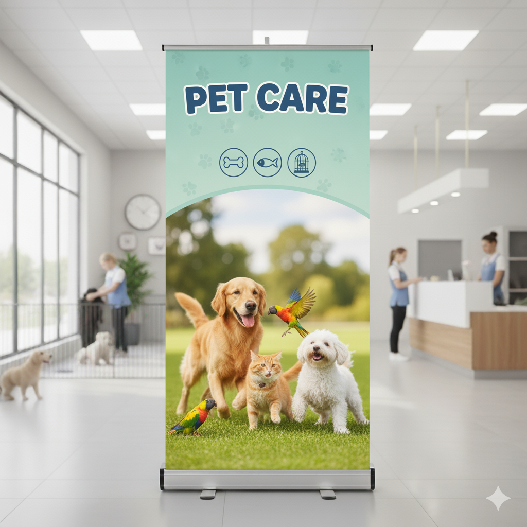 pet roller banners langley